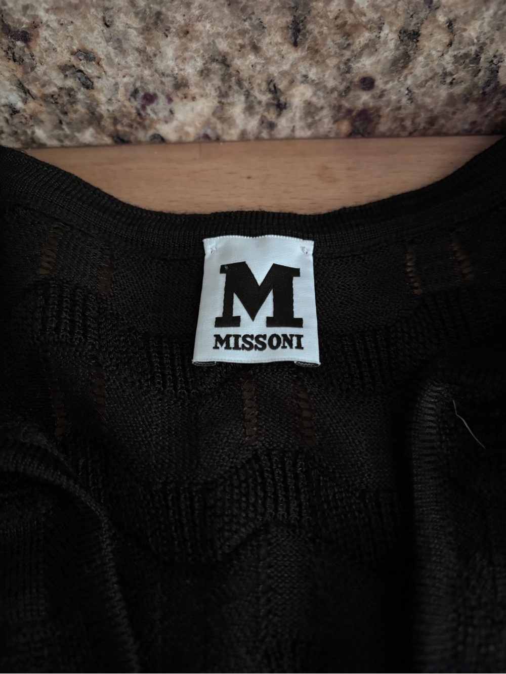 Missoni Chevron Black Knit Sweater - Picture 5 of 5